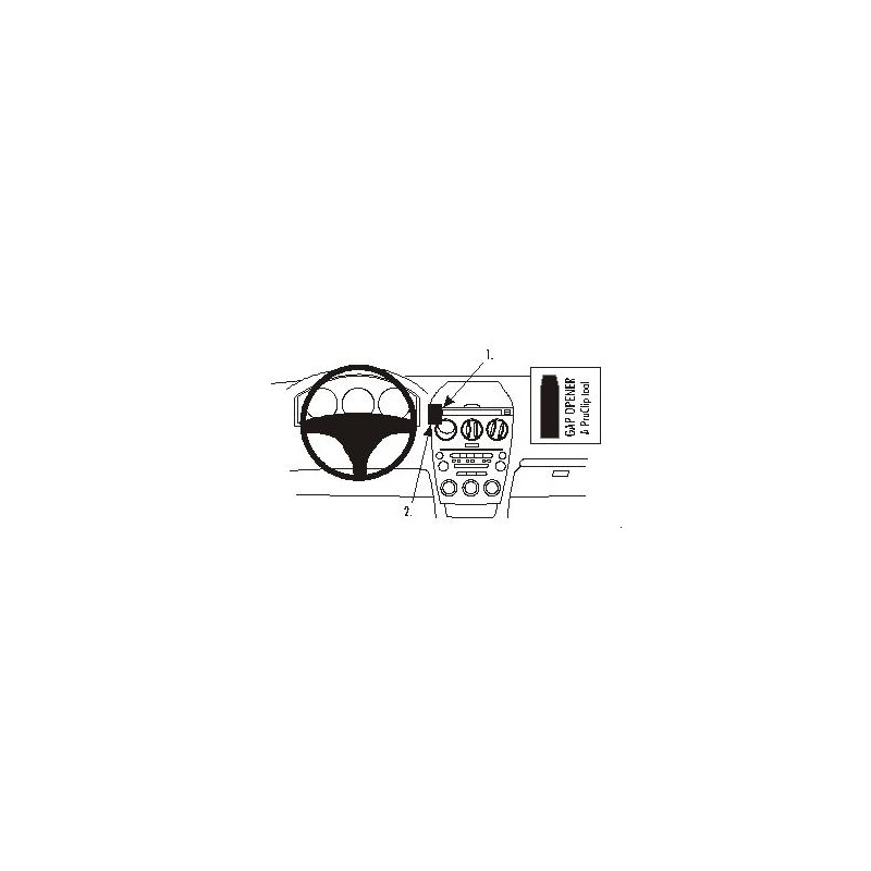 Brodit ProClip Center Mount Mazda 6 2002-2007 Brodit ProClip Center Mount Mazda 6 2002-2007