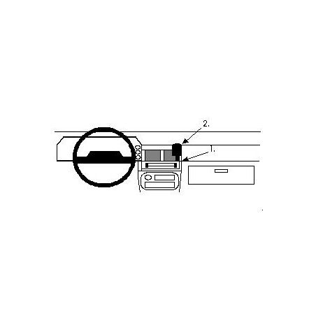 Brodit Proclip Angled Mount Mazda 323  1986-1989