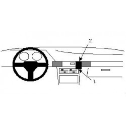 Brodit ProClip Angled Mount Mazda 323/Familia 1990-1994