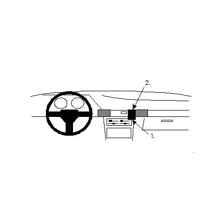 Brodit ProClip Angled Mount Mazda 323/Familia 1990-1994