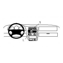 Brodit ProClip Center Mount Mazda 323  1998-2002