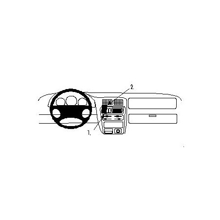 Brodit ProClip Center Mount Mazda 323 F (BA) - 1997