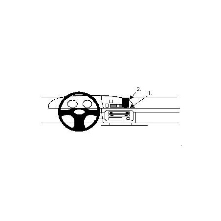 Brodit ProClip Center Mount Mazda 626-Avant/Break-Van 88-97