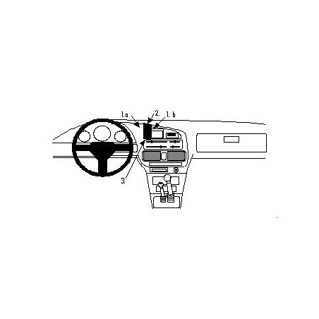 Brodit ProClip Center Mount Mazda B-series 1996-1998