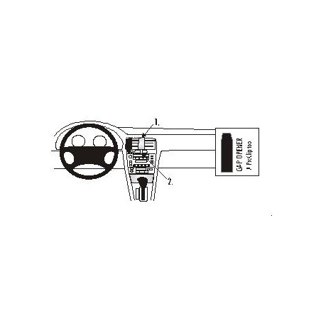 Brodit ProClip Center Mount Lexus ES Series 1997-2001