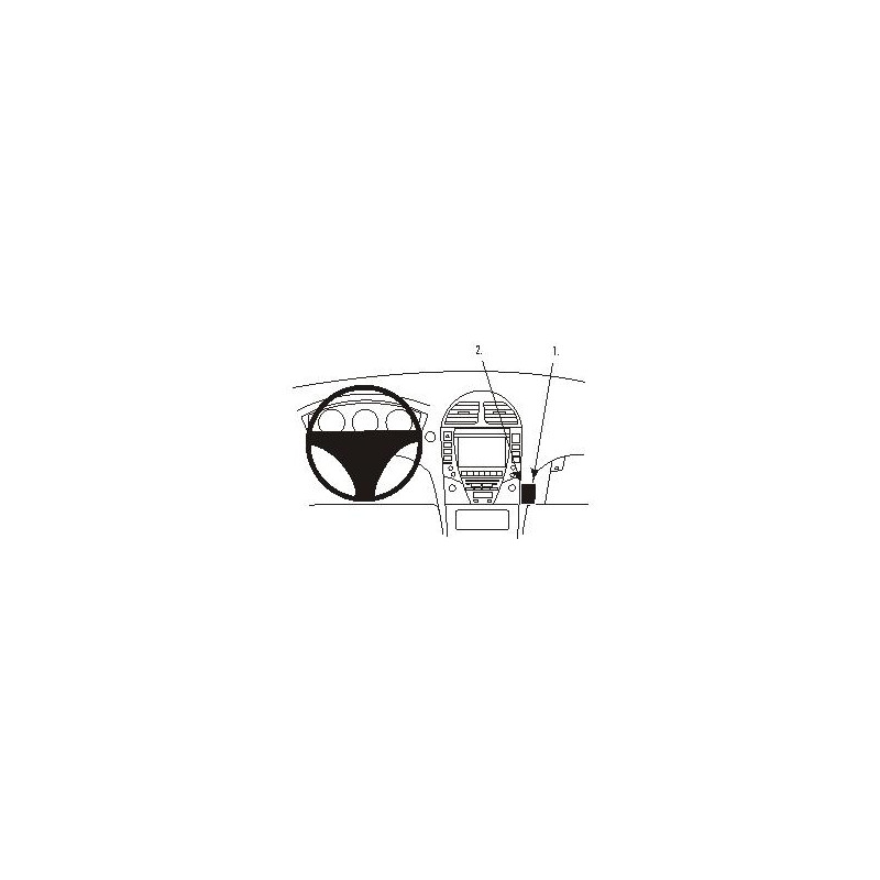 Brodit ProClip Angled Mount Lexus ES Series 2006-2012 Brodit ProClip Angled Mount Lexus ES Series 2006-2012