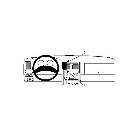 Brodit ProClip Center Mount Lexus GS Series 1993-1997