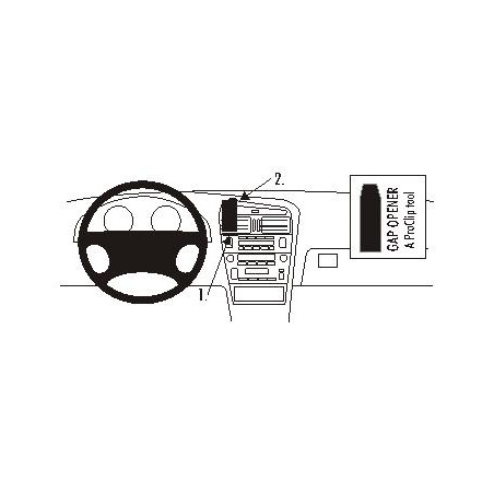 Brodit ProClip Center Mount Lexus GS Series 1998-2005
