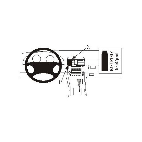 Brodit ProClip Center Mount Lexus LS Series 95-98