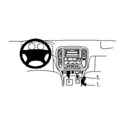 Brodit ProClip Console mnt Lexus LX/Toyota LandCruiser100 98-02
