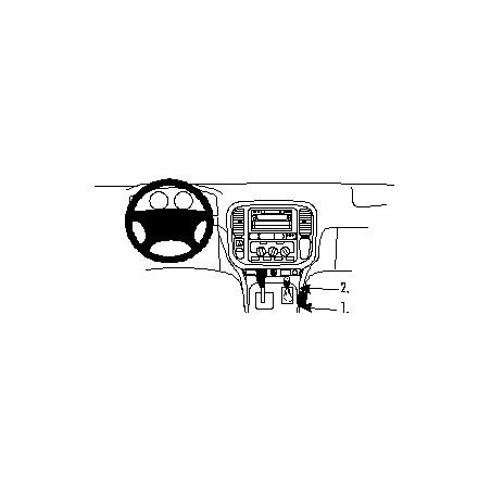 Brodit ProClip Console mnt Lexus LX/Toyota LandCruiser100 98-02