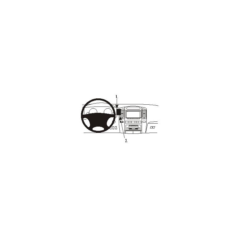 Brodit ProClip Center Mount Lexus LX Series 03-07 Brodit ProClip Center Mount Lexus LX Series 03-07