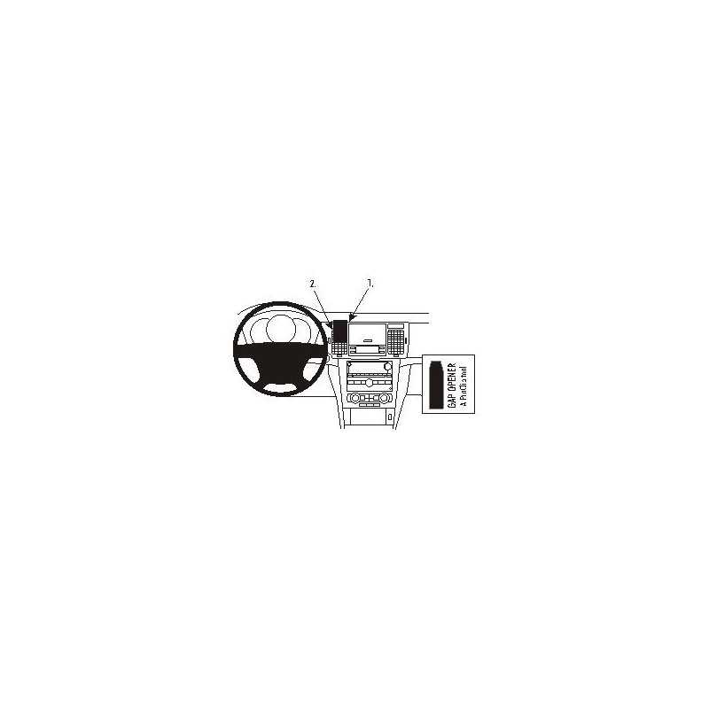Brodit ProClip Center Mount Chevrolet Epica 07-10 Brodit ProClip Center Mount Chevrolet Epica 07-10
