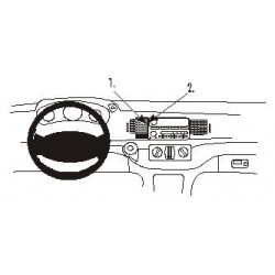 Brodit ProClip Center Mount Chevrolet Impala 00-05