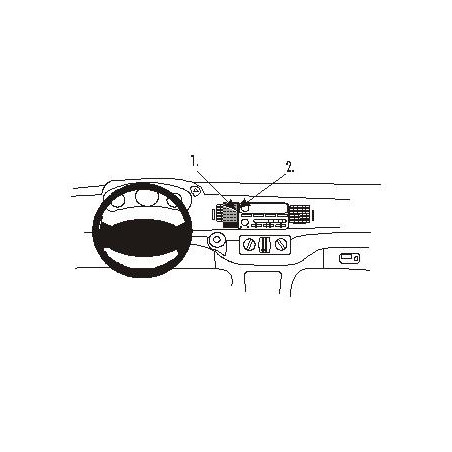 Brodit ProClip Center Mount Chevrolet Impala 00-05