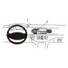 Brodit ProClip Center Mount Chevrolet Impala 00-05