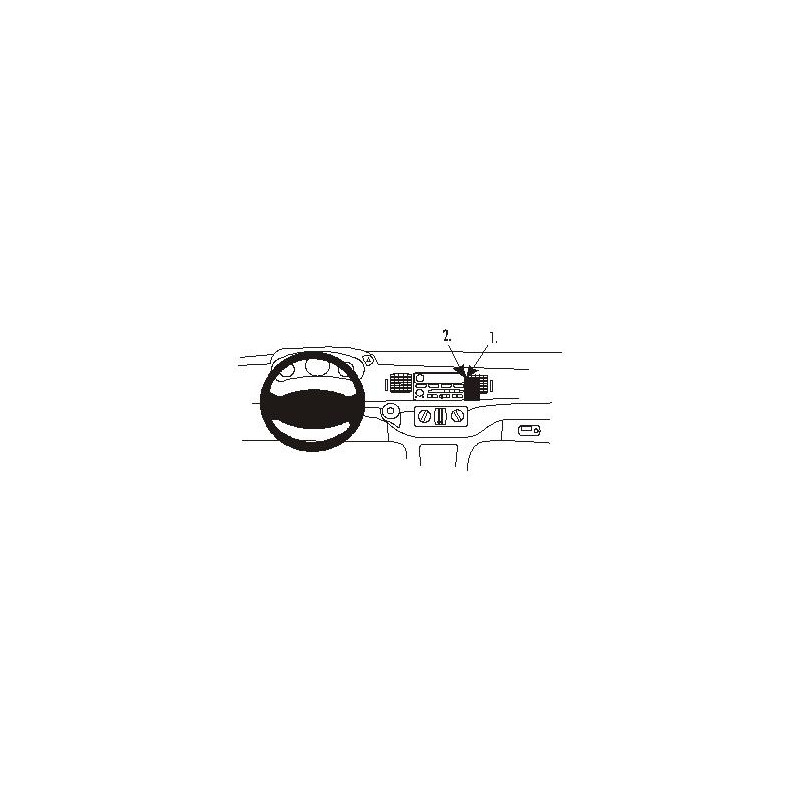Brodit ProClip Angled Mount Chevrolet Impala 00-05