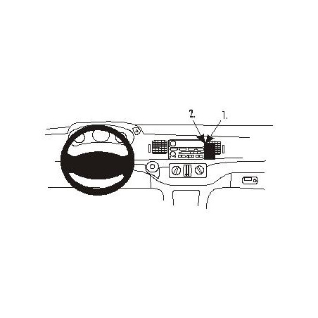 Brodit ProClip Angled Mount Chevrolet Impala 00-05