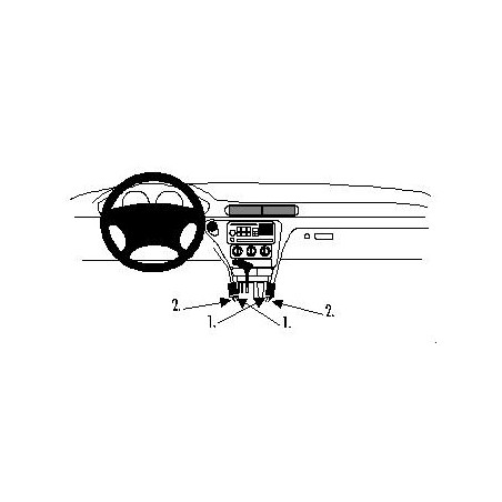 Brodit ProClip Console Mount left/right Chevrolet Malibu 97-03