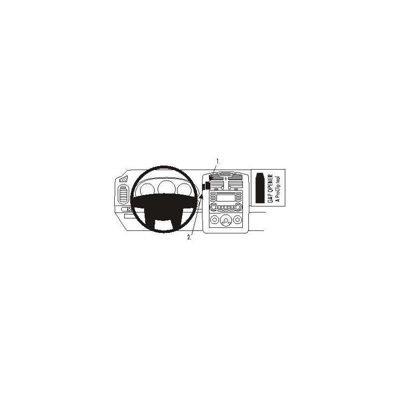 Brodit ProClip Center Mount Chevrolet Malibu 04-07 Brodit ProClip Center Mount Chevrolet Malibu 04-07