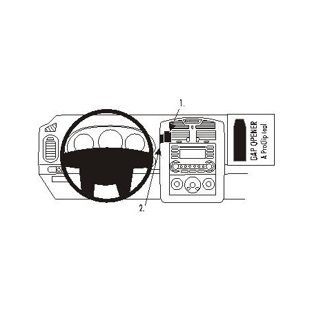 Brodit ProClip Center Mount Chevrolet Malibu 04-07
