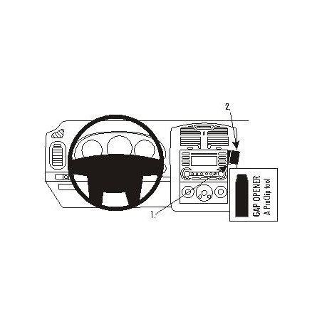 Brodit ProClip Angled Mount Chevrolet Malibu 04-07
