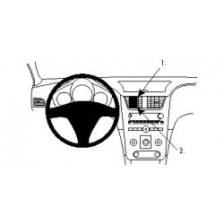 Brodit ProClip Center Mount Chevrolet Malibu 08-12
