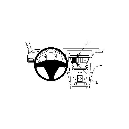 Brodit ProClip Center Mount Chevrolet Malibu 08-12