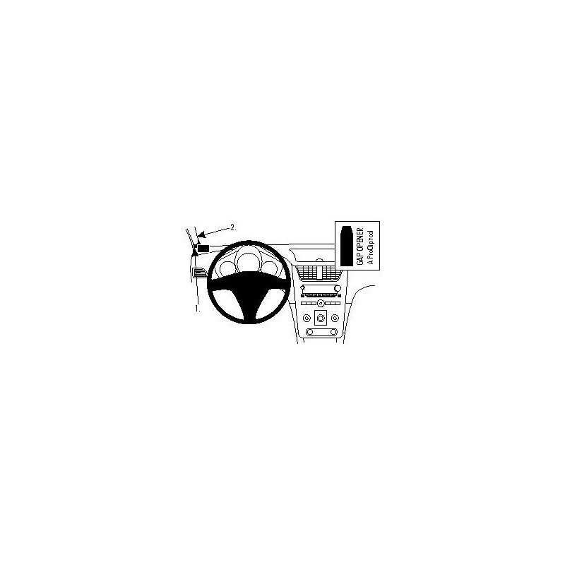 Brodit ProClip Left Mount Chevrolet Malibu 08-12