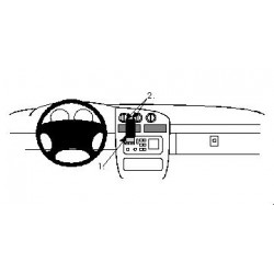 Brodit ProClip Center Mount Chevrolet Monte Carlo/Lumina 95-99