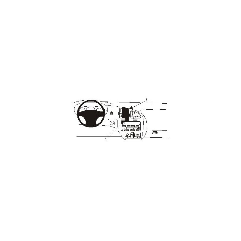 Brodit ProClip Center Mount Chevrolet Monte Carlo 00-05 Brodit ProClip Center Mount Chevrolet Monte Carlo 00-05