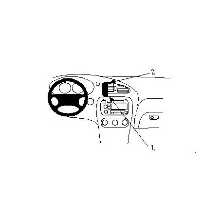 Brodit ProClip Center Mnt Chevrolet Alero/Oldsmobile Alero 99-05