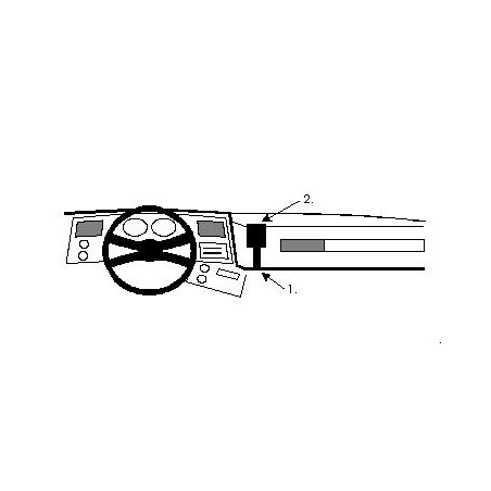 Brodit ProClip Center Mount Chevrolet/GMC Multi Model 74-91