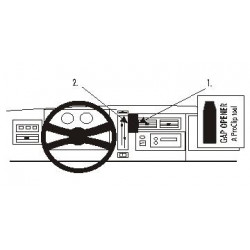 Brodit ProClip Center Mnt Chevrolet/GMC/Oldsmobile Multi 92-94