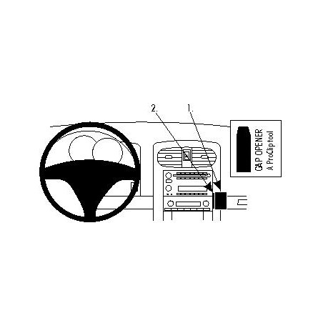 Brodit ProClip Angled Mount Chevrolet Corvette 08-13