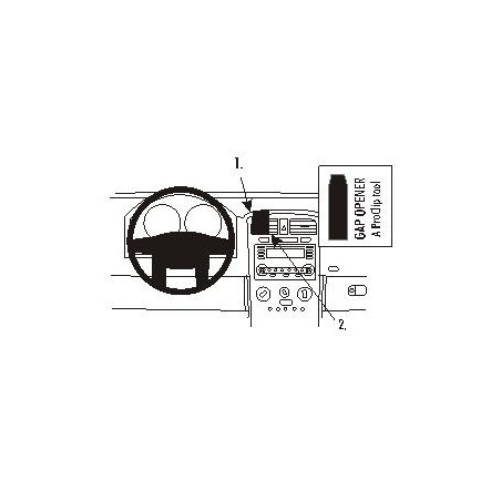 Brodit ProClip Center Mount Chevrolet Equinox 05-09