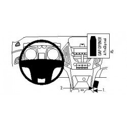 Brodit ProClip Angled Mount Chevrolet Equinox 10-16
