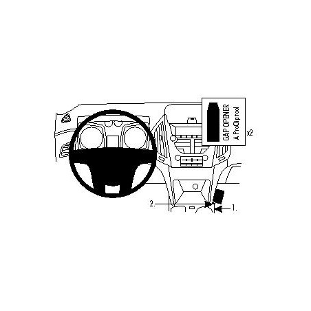 Brodit ProClip Angled Mount Chevrolet Equinox 10-16