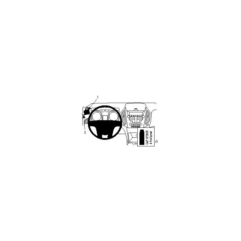 Brodit ProClip Left Mount Chevrolet Equinox 10-16 Brodit ProClip Left Mount Chevrolet Equinox 10-16