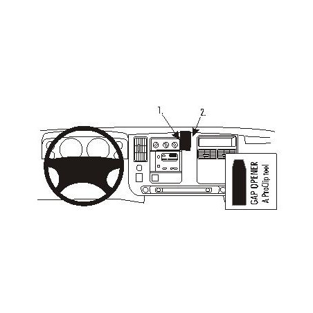 Brodit ProClip Angled Mount Chevrolet Express/Van 03-16