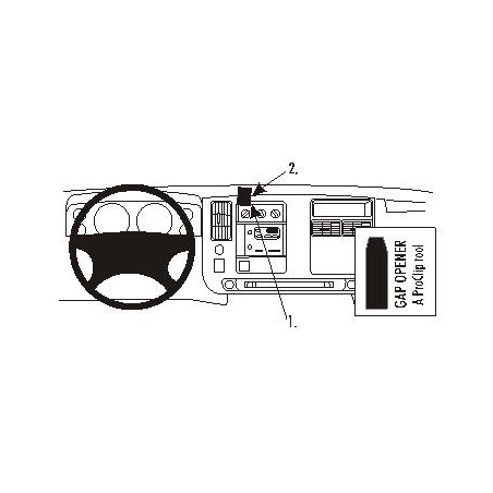 Brodit ProClip Center Mount Chevrolet/GMC Multi mod. 03-07