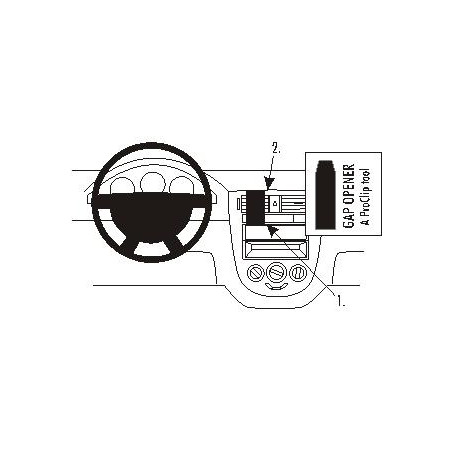Brodit ProClip Center Mnt Chevrolet Lacetti 4d/Nubira Sed 05-11
