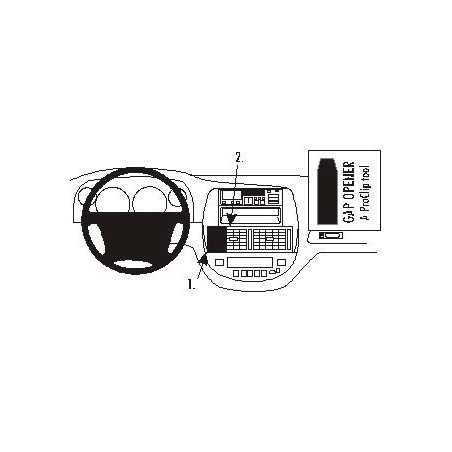 Brodit ProClip Center Mount Chevrolet/Daewoo Multi mod. 01-09