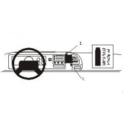 Brodit ProClip Angled Mount Chevrolet/GMC Multi mod 95-99
