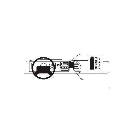 Brodit ProClip Angled Mount Chevrolet/GMC Multi mod 95-99