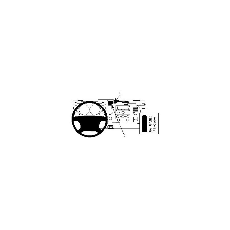 Brodit ProClip Center Mount Chevrolet Silverado 07-13 Brodit ProClip Center Mount Chevrolet Silverado 07-13