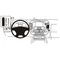 Brodit ProClip Angled Mount Chevrolet/GMC Multi Model 15-19