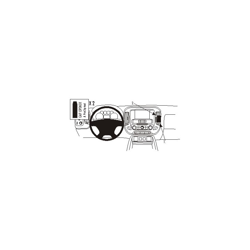 Brodit ProClip Angled Mount Chevrolet/GMC Multi Model 15-19 Brodit ProClip Angled Mount Chevrolet/GMC Multi Model 15-19