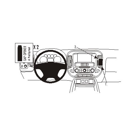 Brodit ProClip Angled Mount Chevrolet/GMC Multi Model 15-19