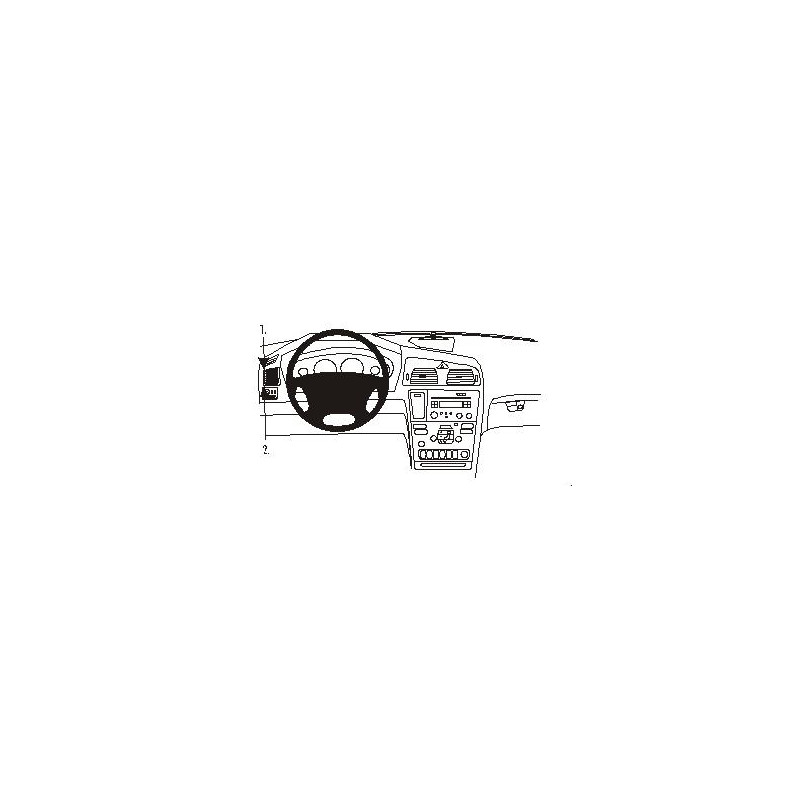 Brodit ProClip Left mount- Volvo S60/V70 N/XC70 00-10